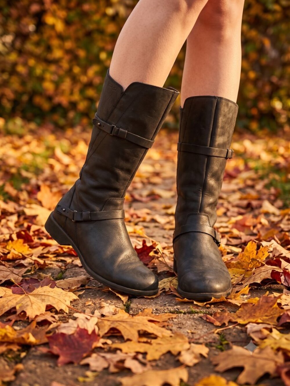 Teva De La Vina black waterproof boots